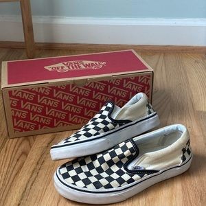 Women’s Checkered Slip-On Vans